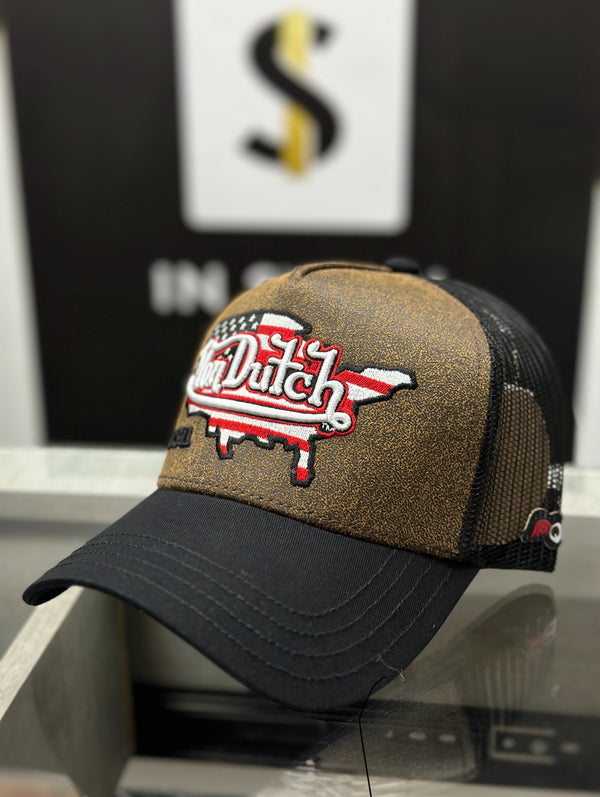 VON DUTCH MARRÓN Y NEGRO