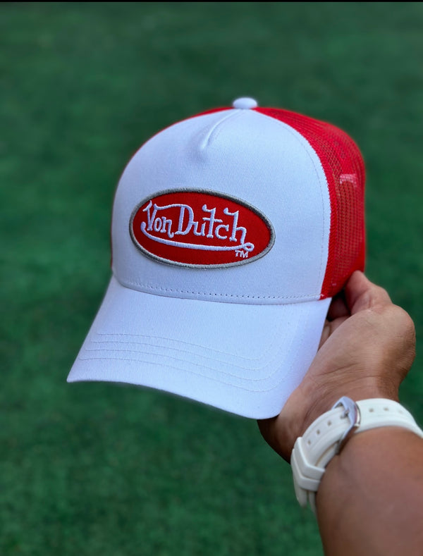 VON DUTCH BLANCO Y ROJO