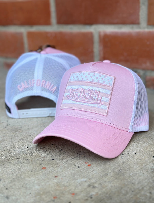 VON DUTCH ROSA Y BLANCO