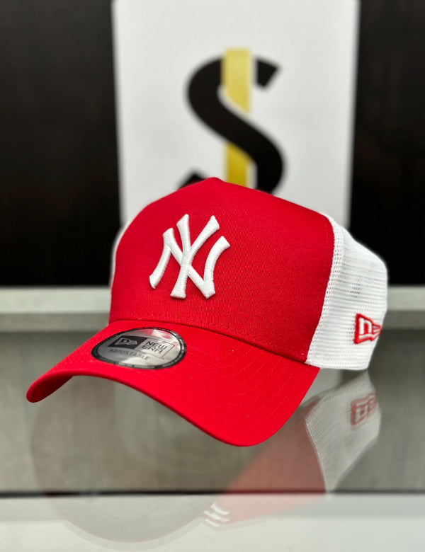 NEW ERA YANKEES/ROJA/TRUCKER AJUSTABLE