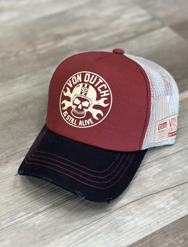 VON DUTCH ROJO Y NEGRO